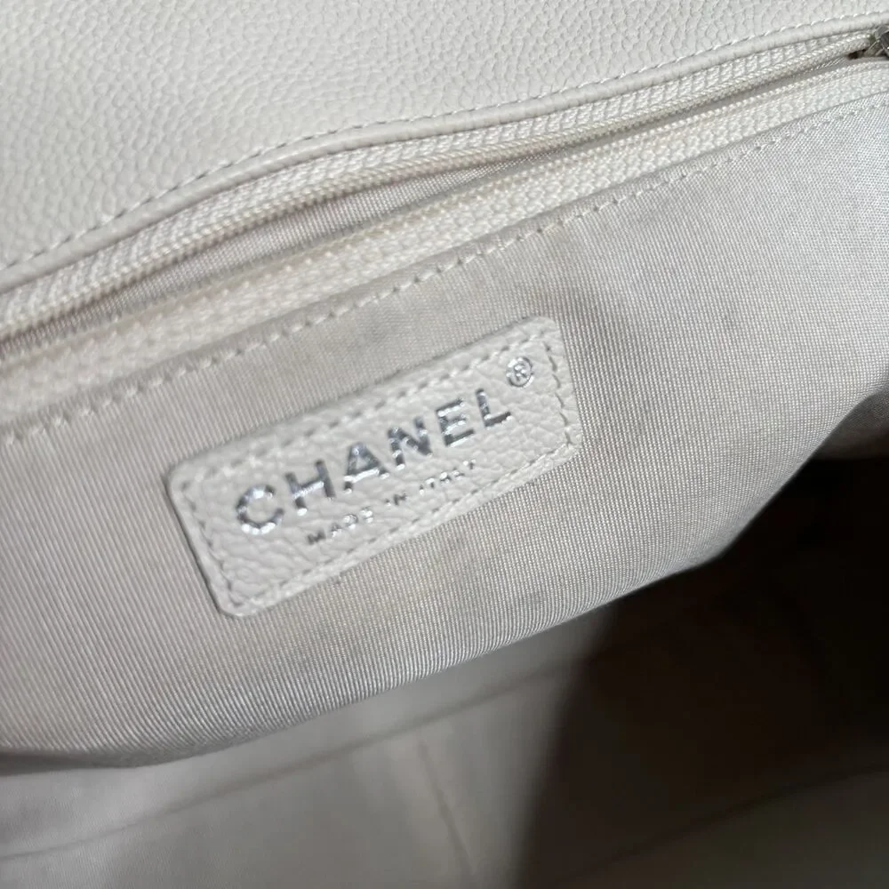 Chanel Chevron Large Puffy Flap Bag
